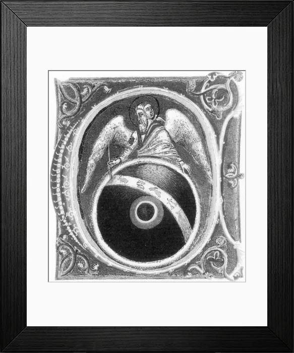 Framed Print : Astrology. God painting the Zodiac signs: astrology was integrated within Framed Print : Astrology. God painting the Zodiac signs: astrology was integrated within
