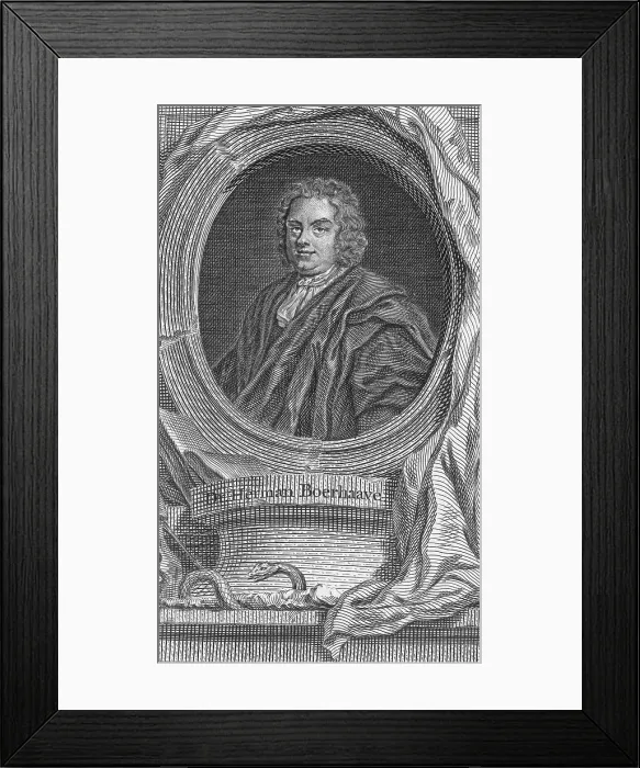 Framed Print : Herman Boerhaave, Dutch Chemist and Physician Framed Print : Herman Boerhaave, Dutch Chemist and Physician