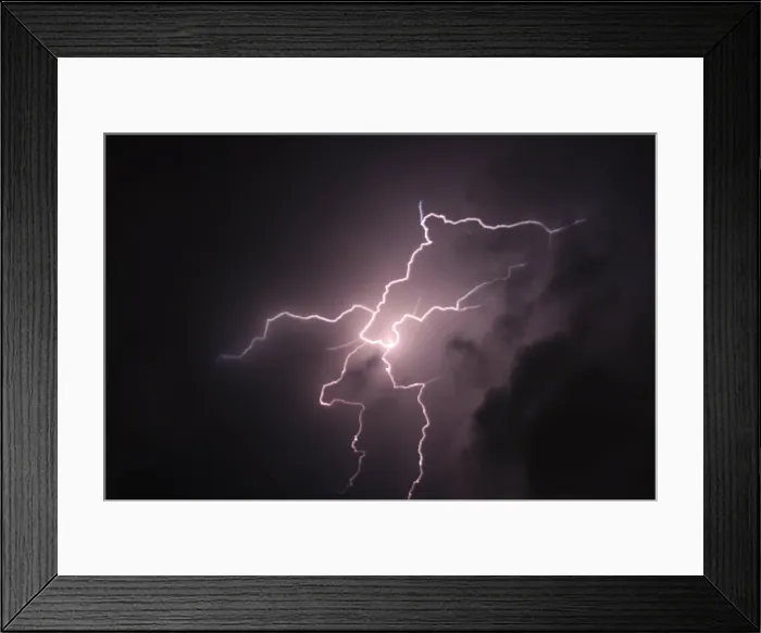 Framed Print : Lightning, Oklahoma, May 1, 2009 May. Lightning occurs when there is an Framed Print : Lightning, Oklahoma, May 1, 2009 May. Lightning occurs when there is an