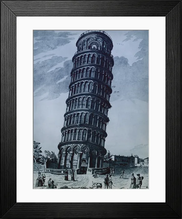 Framed Print : Leaning Tower of Pisa Framed Print : Leaning Tower of Pisa