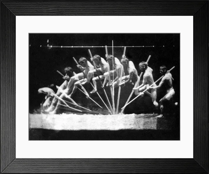 Framed Print : Pole Vault, 1885 Framed Print : Pole Vault, 1885