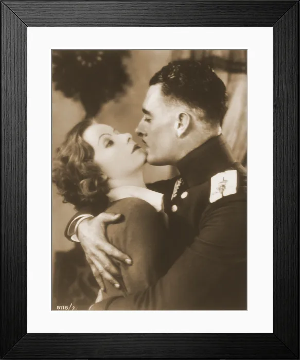 Framed Print : Garbo and Gilbert, Hollywood Movie Stars