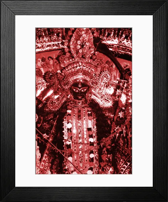 Framed Print : Durga with yantra (for tantra). West Bengal Framed Print : Durga with yantra (for tantra). West Bengal