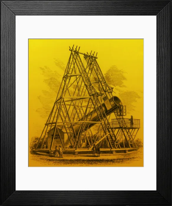 Framed Print : Reflecting Telescope, 1789 Framed Print : Reflecting Telescope, 1789