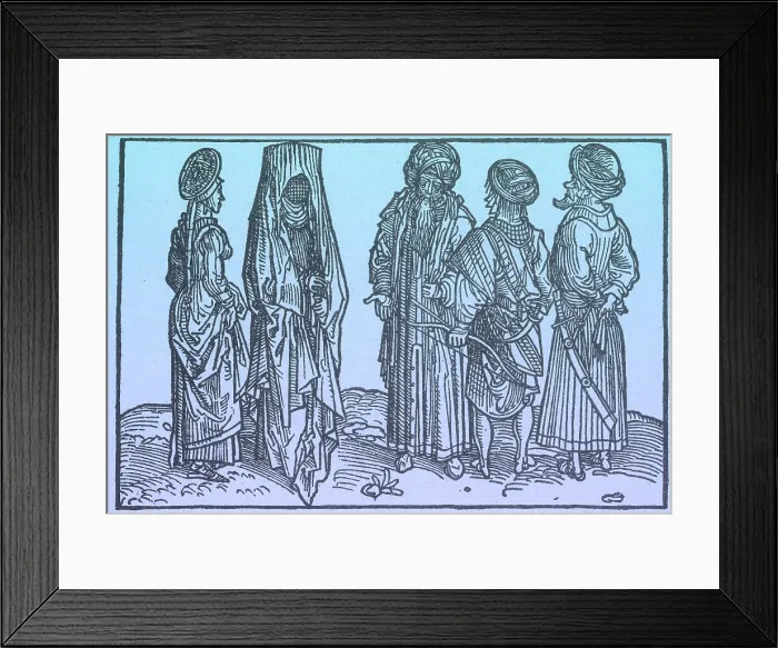 Framed Print : Itinerary to the Holy Land, 1486