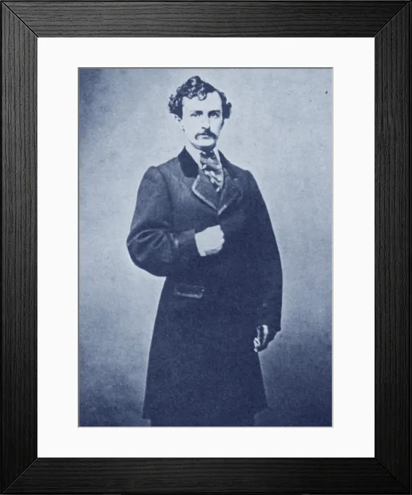 Framed Print : John Wilkes Booth, American Assassin Framed Print : John Wilkes Booth, American Assassin