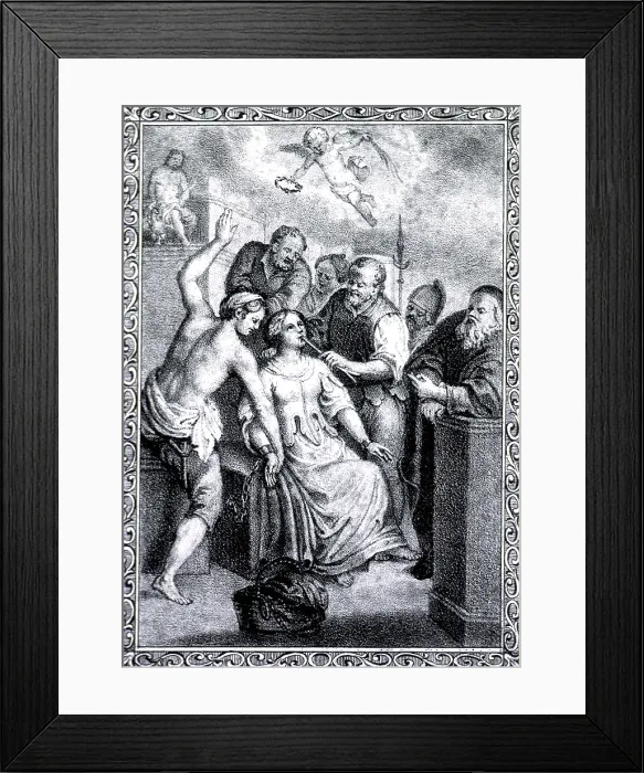 Framed Print : Apollonia, Patron Saint of Dentistry Framed Print : Apollonia, Patron Saint of Dentistry