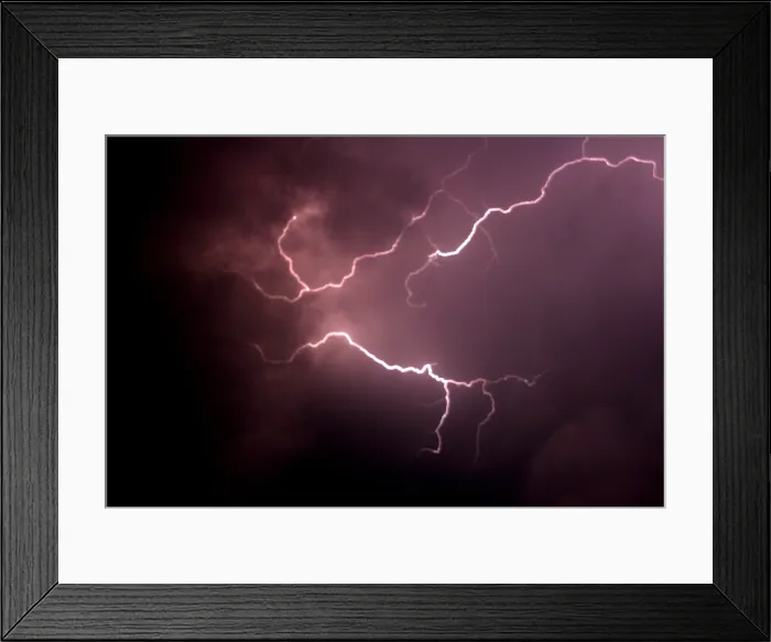 Framed Print : Lightning, Oklahoma, May 1, 2009 May. Lightning occurs when there is an Framed Print : Lightning, Oklahoma, May 1, 2009 May. Lightning occurs when there is an