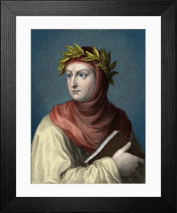 Framed Print : Giovanni Boccaccio, Italian Author Framed Print : Giovanni Boccaccio, Italian Author