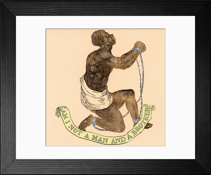 Framed Print : Am I Not A Man and A Brother Framed Print : Am I Not A Man and A Brother