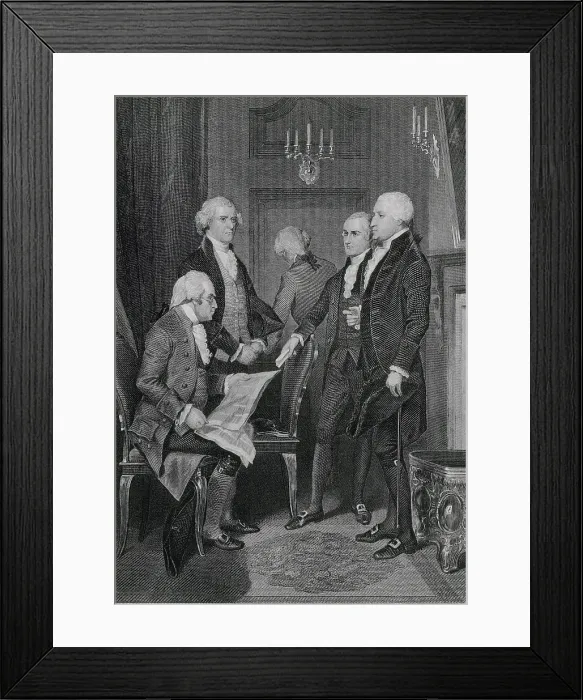 Framed Print : First Presidential Administration Framed Print : First Presidential Administration