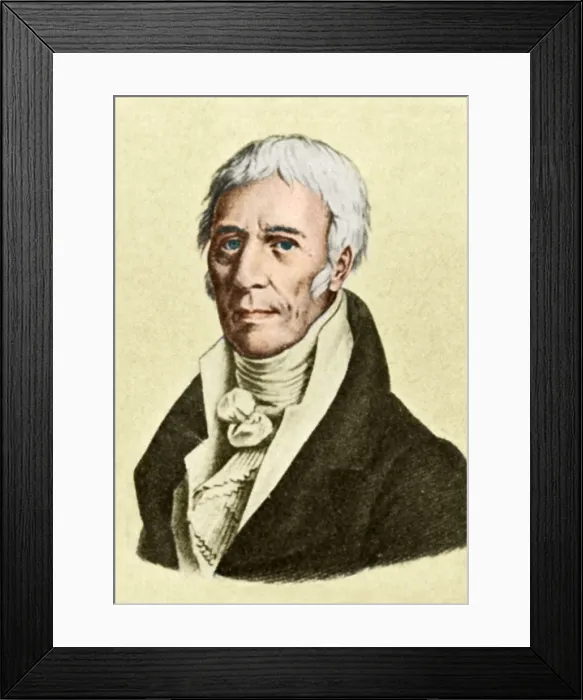 Framed Print : Jean-Baptiste Lamarck, French Naturalist