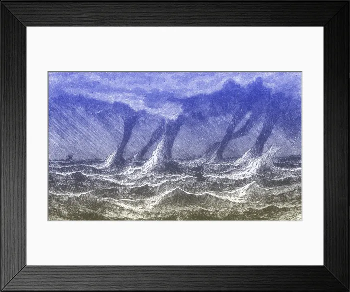 Framed Print : Waterspouts Framed Print : Waterspouts