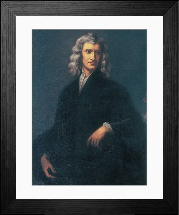 Framed Print : Isaac Newton, English Polymath