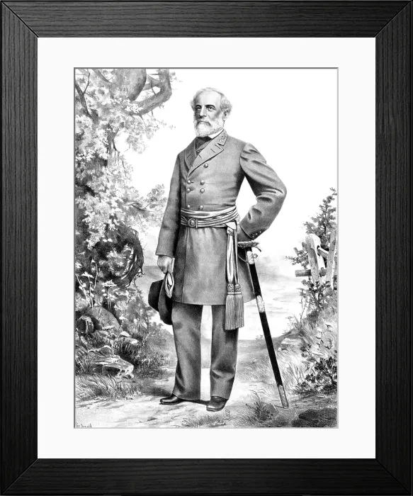 Framed Print : Robert E. Lee, Confederate Army Commander Framed Print : Robert E. Lee, Confederate Army Commander