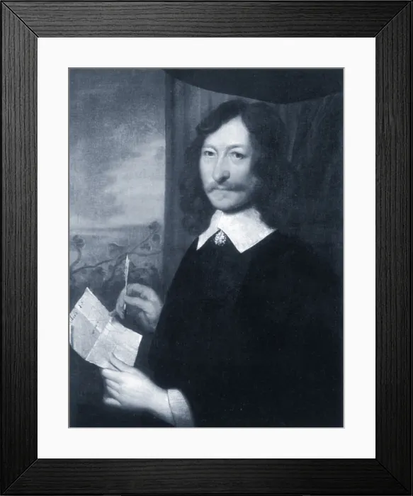 Framed Print : William Lilly, English Astrologer Framed Print : William Lilly, English Astrologer