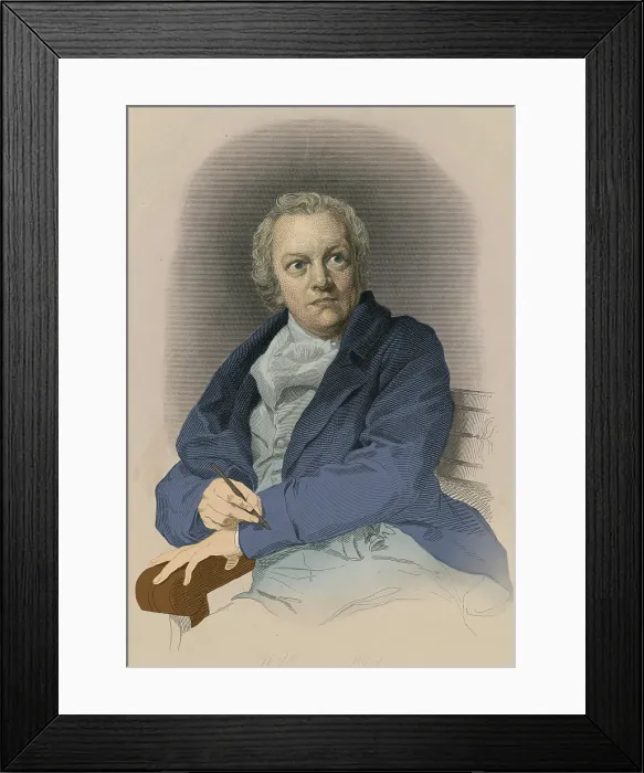 Framed Print : William Blake, English Poet and Painter Framed Print : William Blake, English Poet and Painter