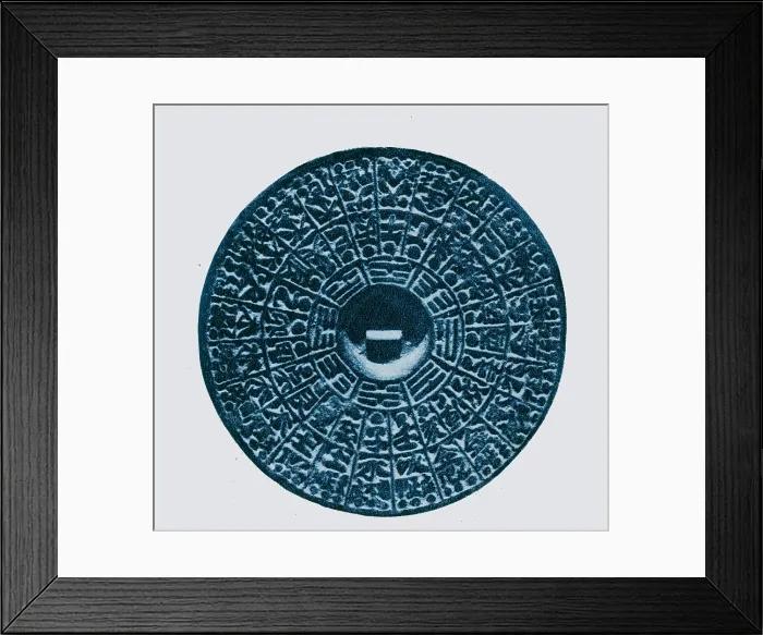 Framed Print : Bronze Compass, Ming Dynasty Framed Print : Bronze Compass, Ming Dynasty