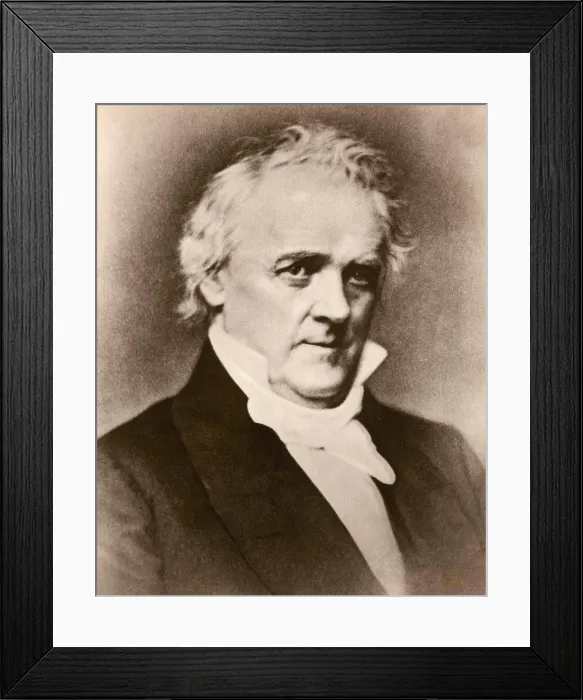 Framed Print : James Buchanan, 15th U.S. President