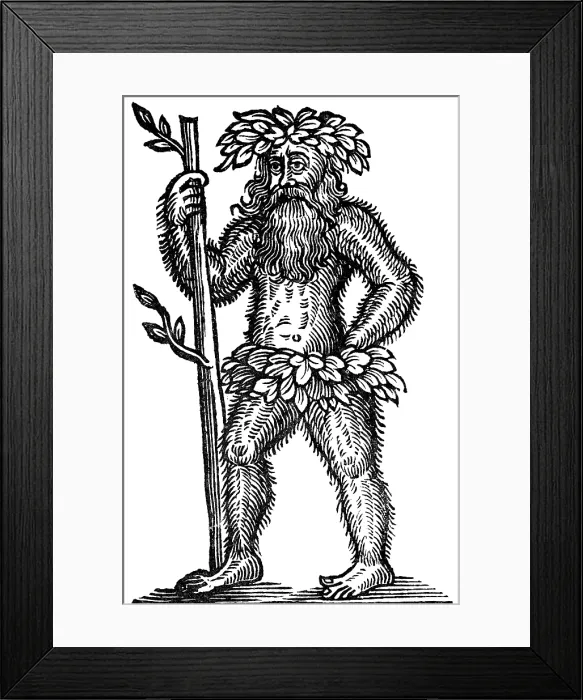 Framed Print : Wild Man, Legendary Creature