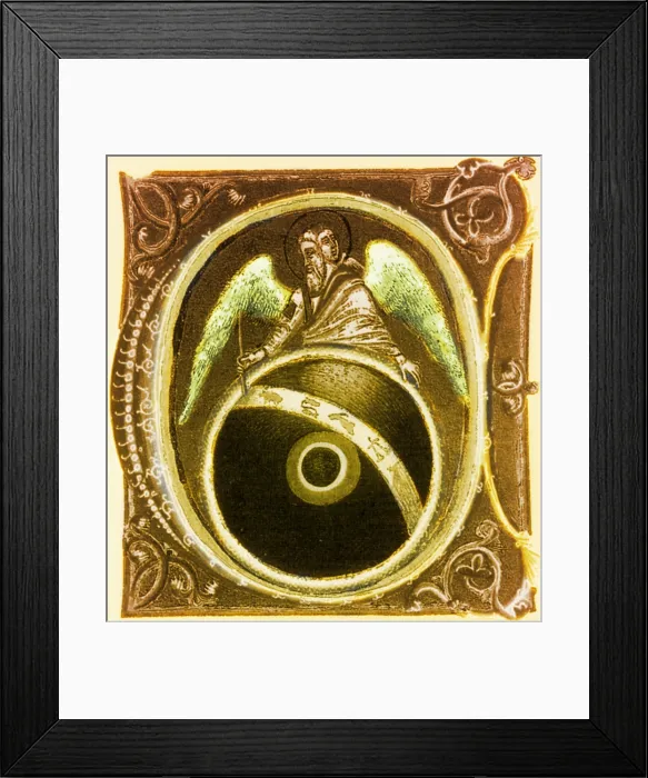 Framed Print : Astrology, God Painting Zodiac Signs