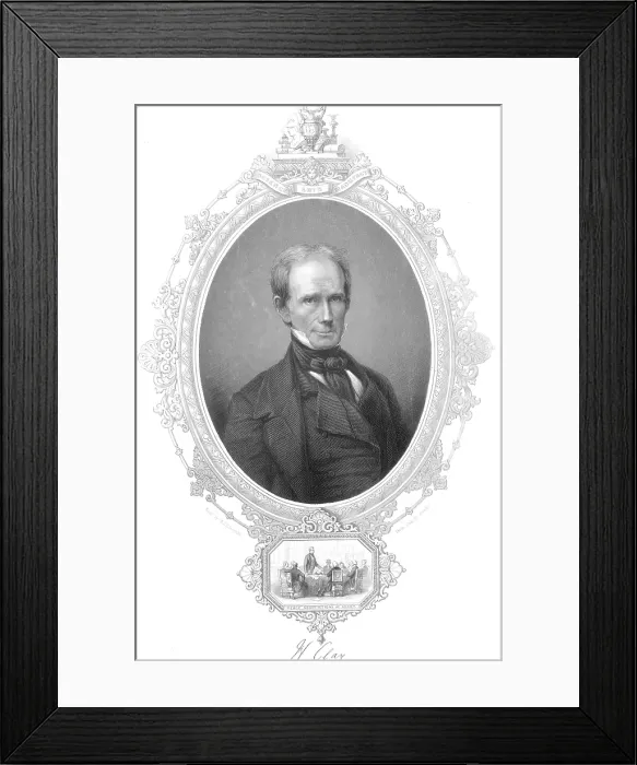 Framed Print : Henry Clay, American Politician Framed Print : Henry Clay, American Politician