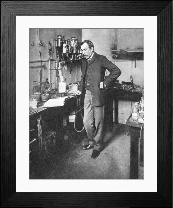 Framed Print : William Ramsay, Scottish Chemist Framed Print : William Ramsay, Scottish Chemist