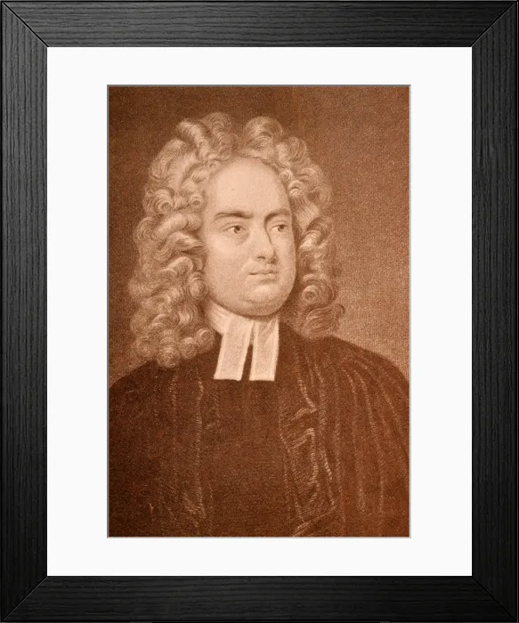 Framed Print : Jonathan Swift, Irish Author Framed Print : Jonathan Swift, Irish Author