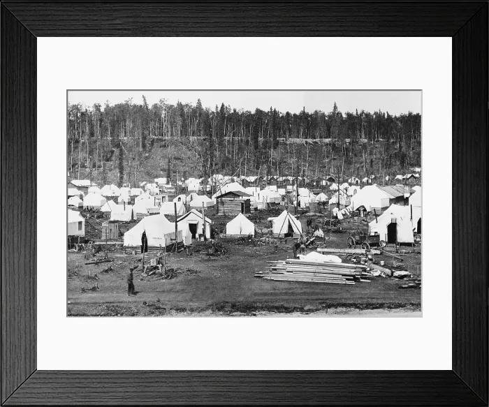 Framed Print : Anchorage, Alaska in 1915