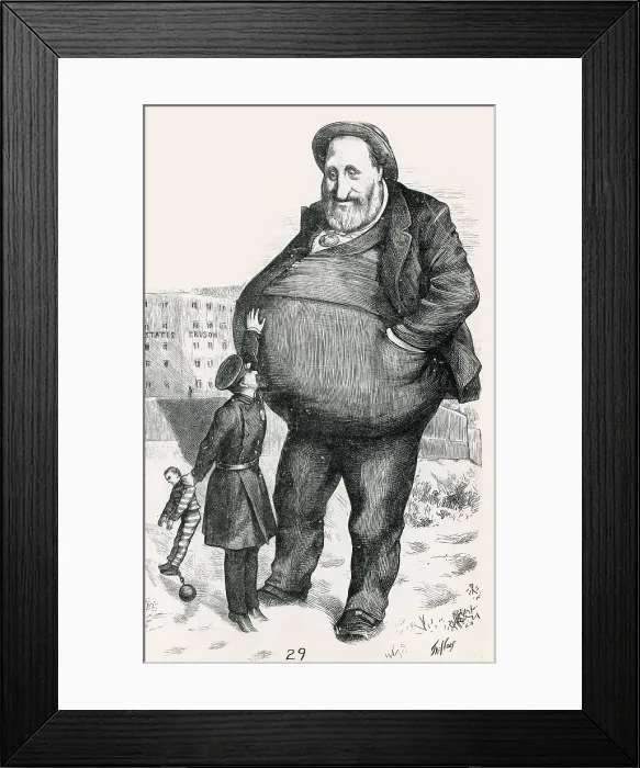 Framed Print : William 'Boss' Tweed, American Politician Framed Print : William 'Boss' Tweed, American Politician