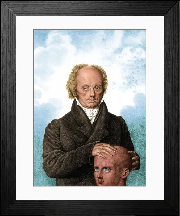Framed Print : Franz Joseph Gall, German Phrenologist Framed Print : Franz Joseph Gall, German Phrenologist