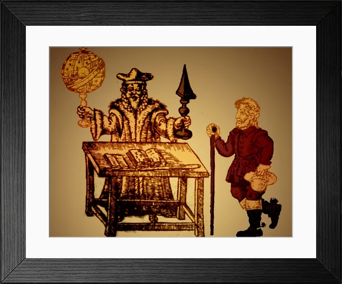 Framed Print : Astrologer, 1490 Framed Print : Astrologer, 1490