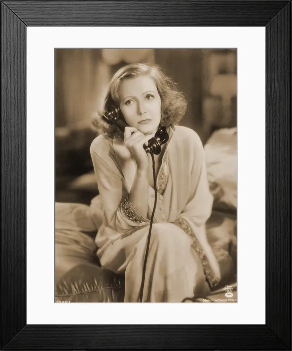 Framed Print : Greta Garbo, Hollywood Movie Star