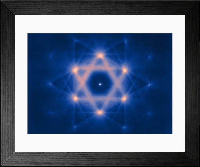 Framed Print : Kikuchi pattern Framed Print : Kikuchi pattern
