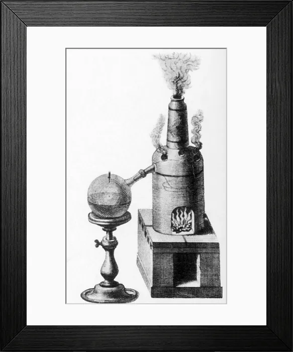 Framed Print : Distillation, Alembic, 18th Century Framed Print : Distillation, Alembic, 18th Century