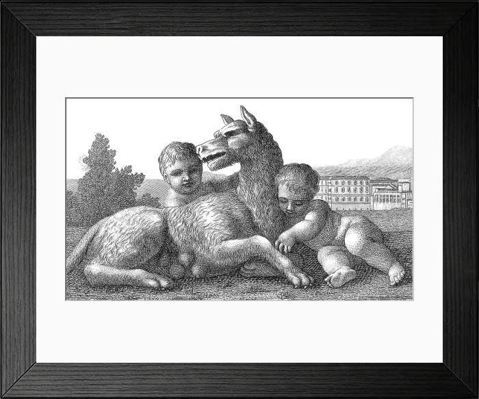 Framed Print : Romulus and Remus, Founders of Rome Framed Print : Romulus and Remus, Founders of Rome