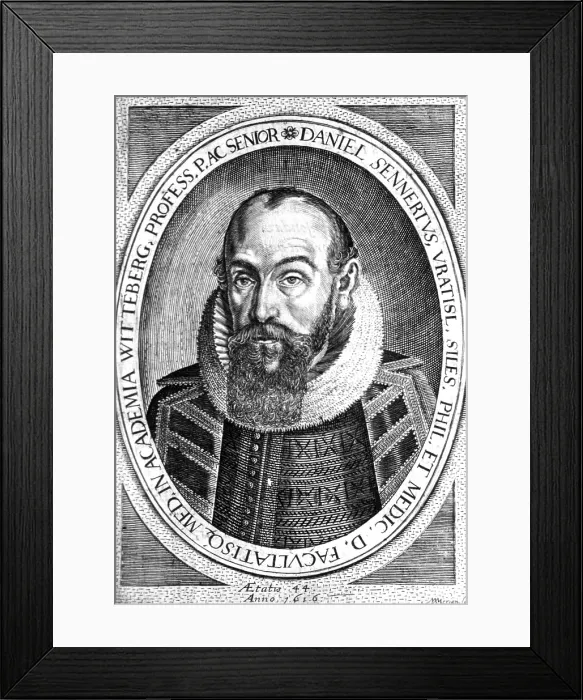 Framed Print : Daniel Sennert, German Physician and Academic Author