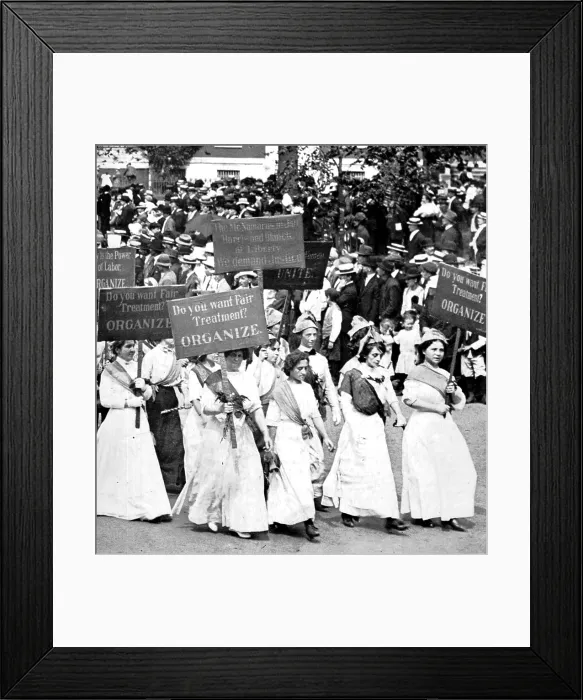 Framed Print : Labor Day Parade, Women's Suffrage, 1912, Women's Rights Protest, History