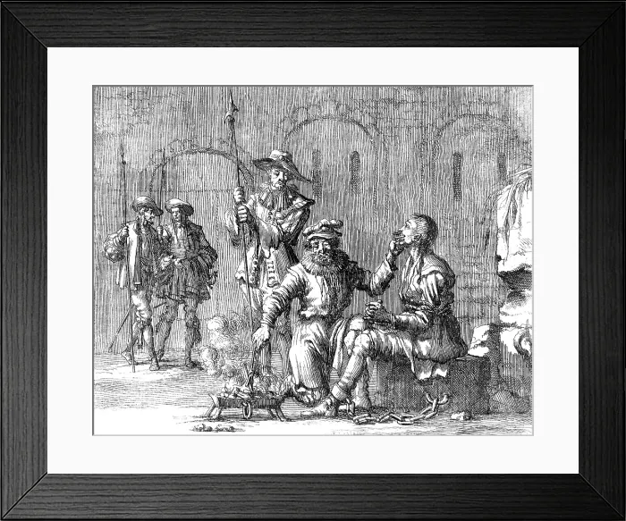 Framed Print : Tongue Screw, 1577