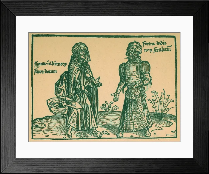 Framed Print : Itinerary to the Holy Land, 1486 Framed Print : Itinerary to the Holy Land, 1486