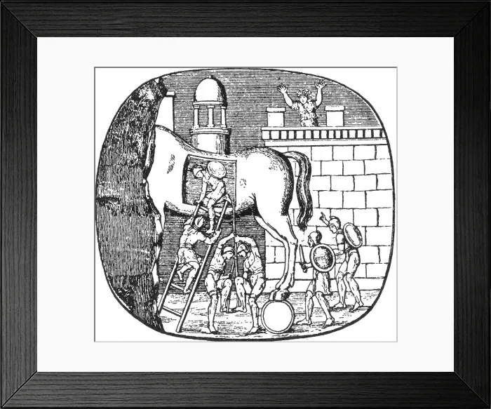 Framed Print : Trojan Horse Framed Print : Trojan Horse