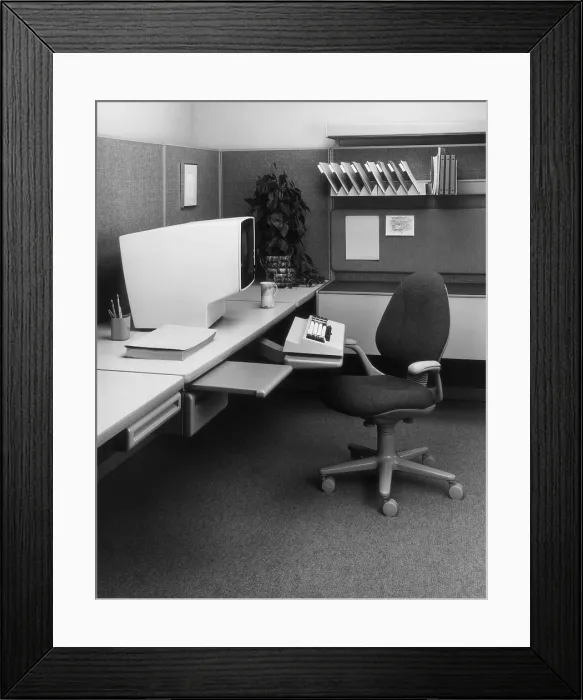 Framed Print : Old Office Workspace Framed Print : Old Office Workspace