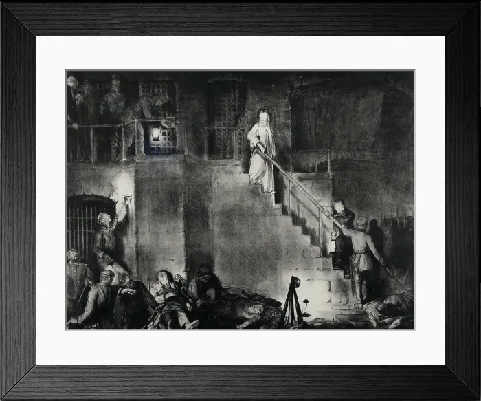 Framed Print : Impending Execution of Edith Cavell, 1915 Framed Print : Impending Execution of Edith Cavell, 1915