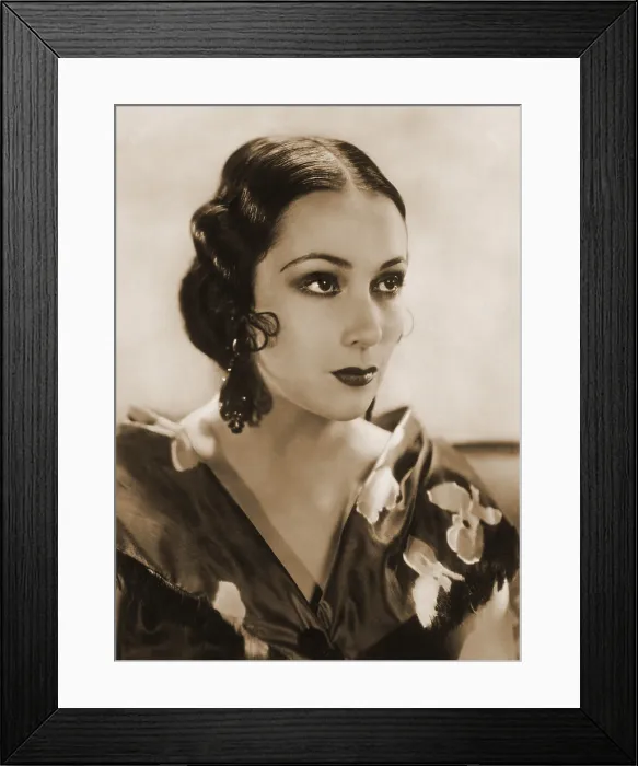 Framed Print : Dolores Del Rio, Hollywood Movie Star Framed Print : Dolores Del Rio, Hollywood Movie Star