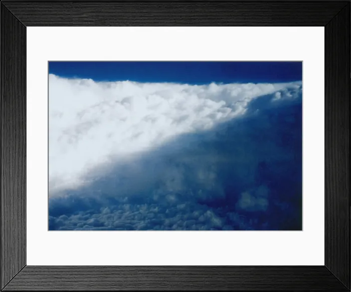 Framed Print : Eye of Hurricane Georges