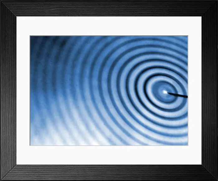Framed Print : Circular Ripples Framed Print : Circular Ripples