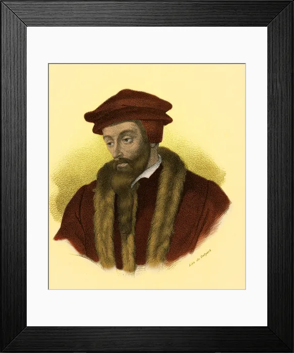 Framed Print : John Calvin, French Theologist Framed Print : John Calvin, French Theologist