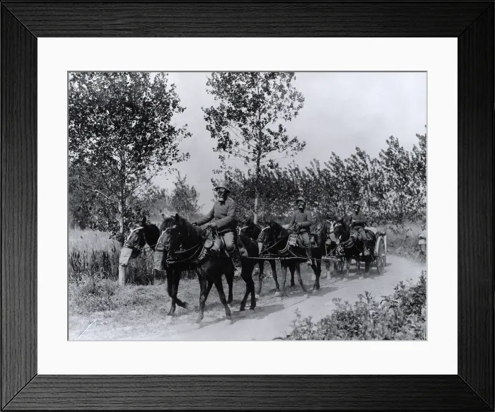 Framed Print : WWI, German Munitions Column Framed Print : WWI, German Munitions Column