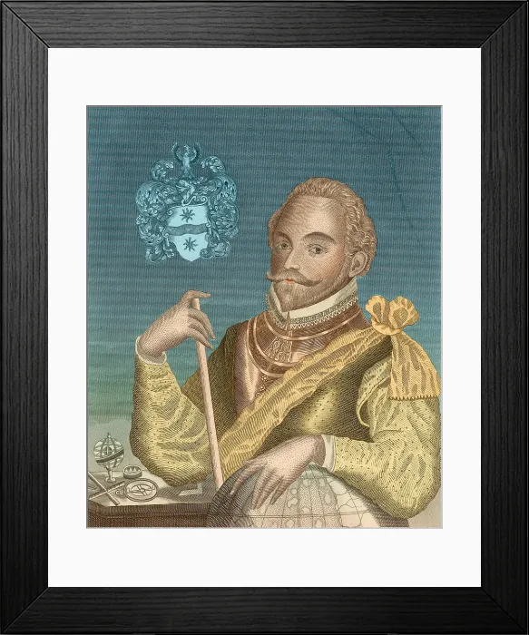Framed Print : Francis Drake, English Explorer Framed Print : Francis Drake, English Explorer