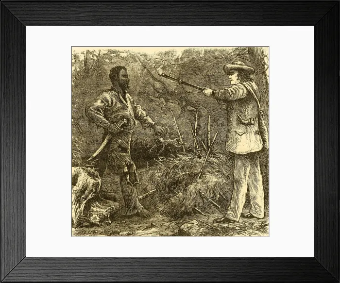 Framed Print : Capture of Nat Turner, American Rebel